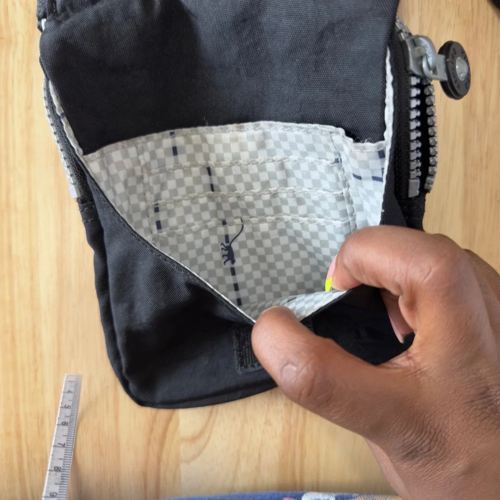 Kipling‎ Women Eldorado Crossbody Bag Small Black Monkey Keychain Messenger